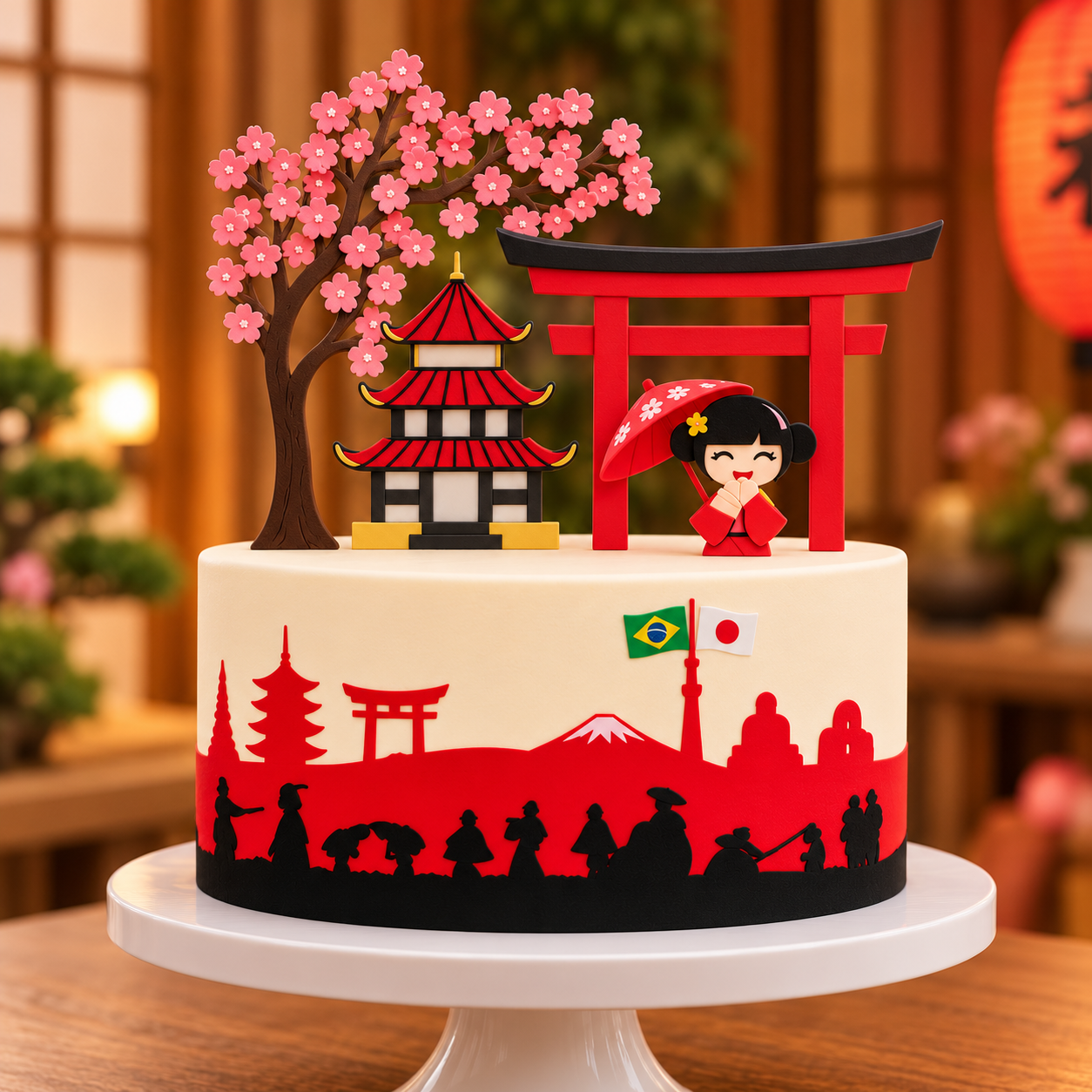 Topo de Bolo - Japão 1
