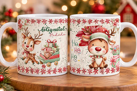 Caneca Natal - Sublimação