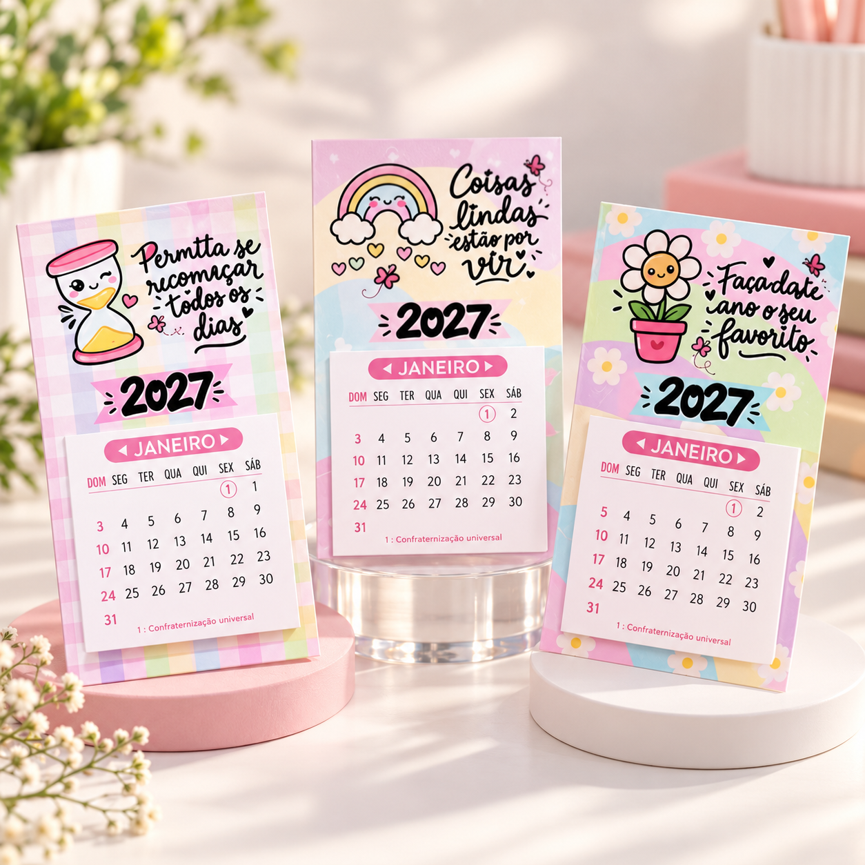 Cartão Calendário 2027 1
