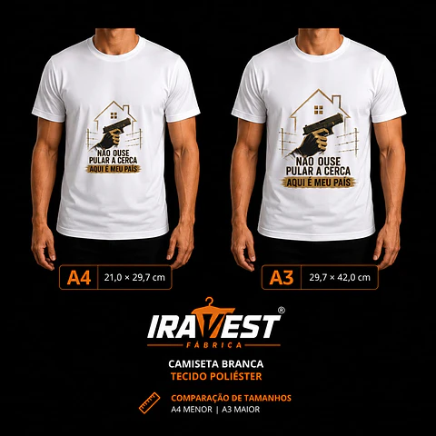 Camiseta Poliéster Dryfit Direito Posse de Arma