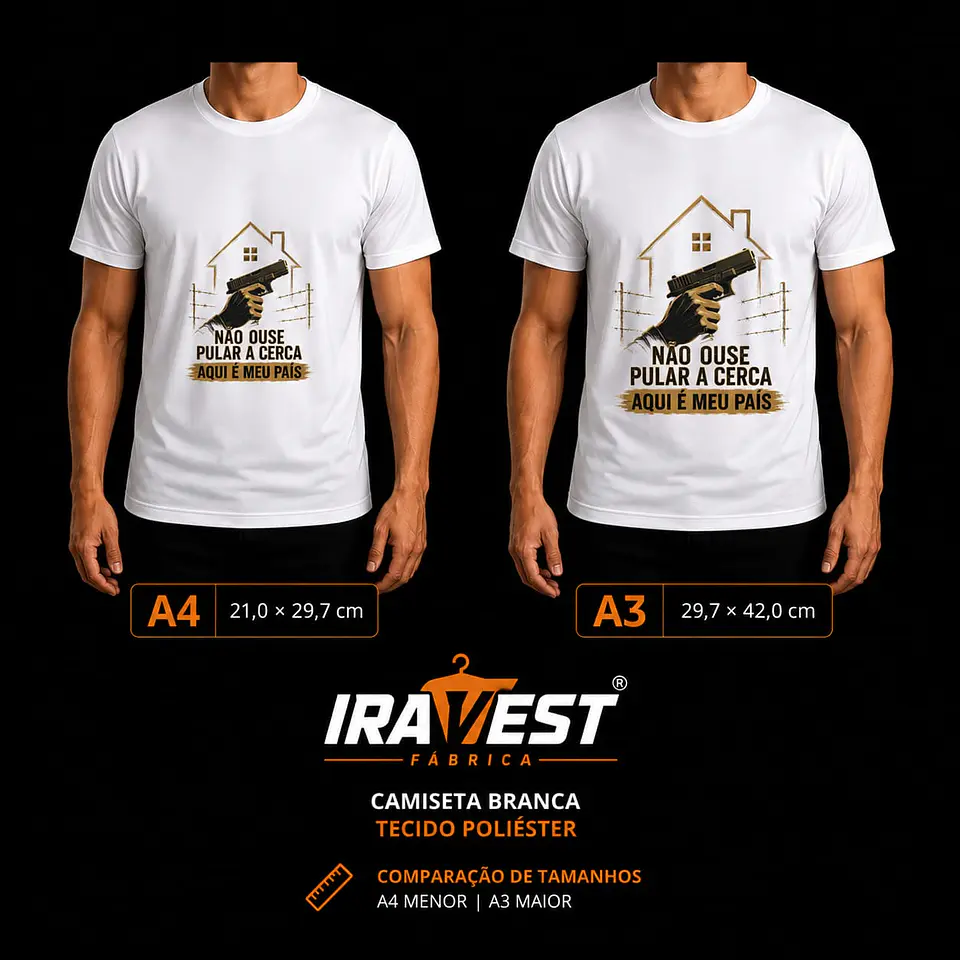 Camiseta Poliéster Dryfit Direito Posse de Arma 1