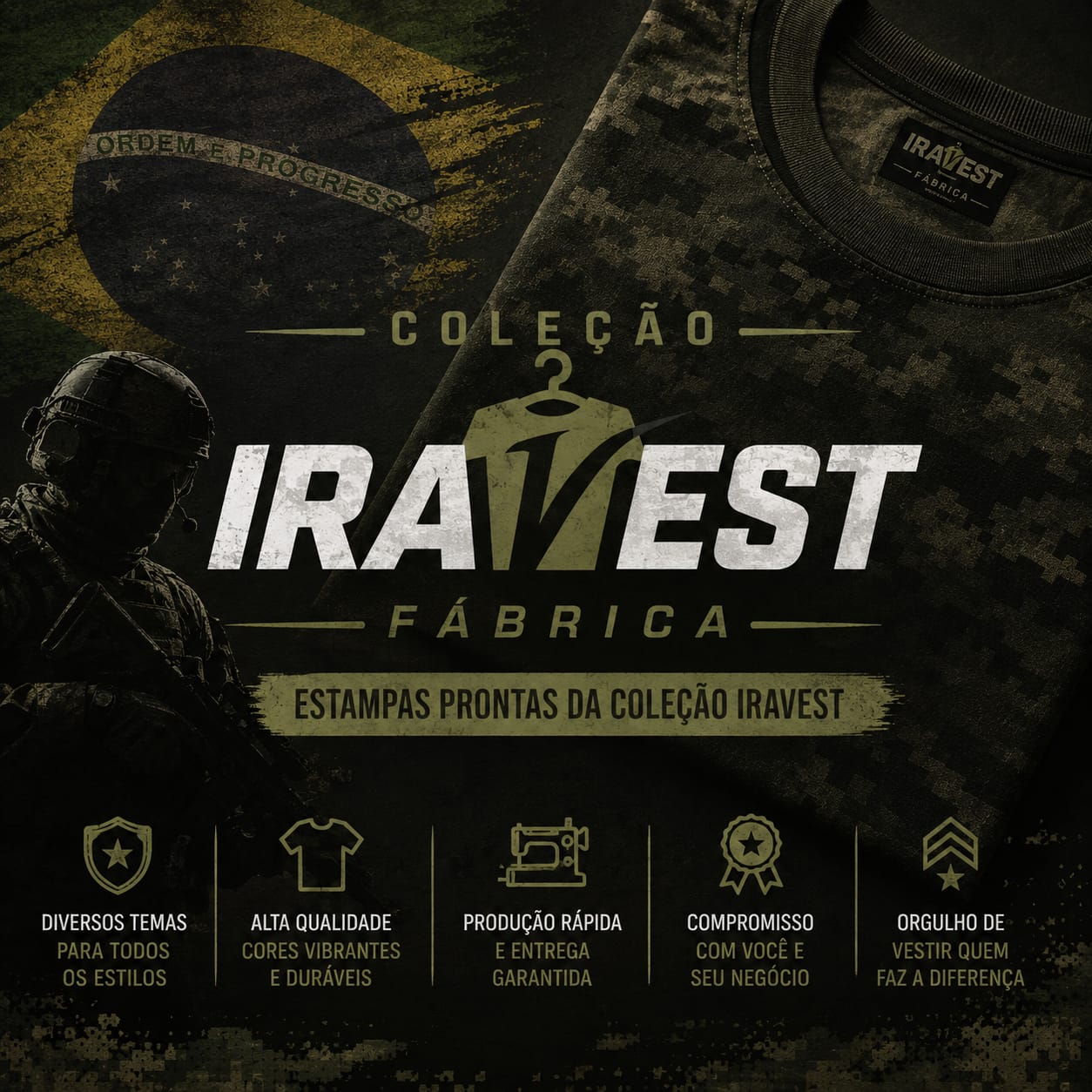 Camisetas Militares