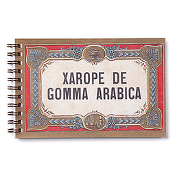 Caderno A6 Rótulos de Farmácia - Xarope de Gomma Arabica