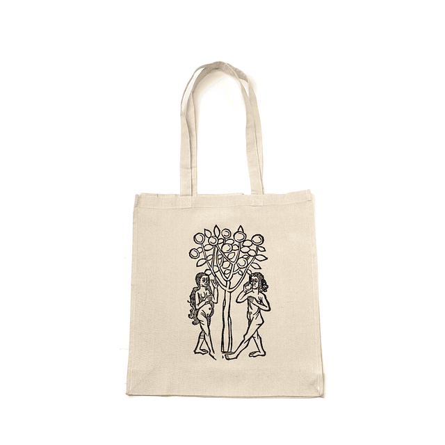 Adam and Eve Cotton Tote Bag 