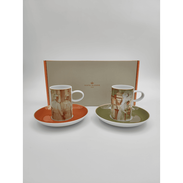 Conjunto de Chávenas de café e pires # Farmácia