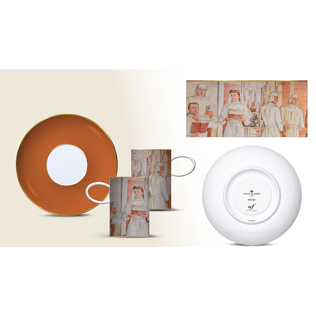 Conjunto de Chávenas de café e pires # Farmácia