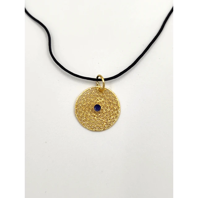 Colar Filigrana (prata dourada e esmalte)