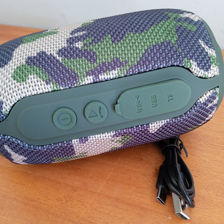 Coluna s/fios resistente a salpicos de água, com rádio 2