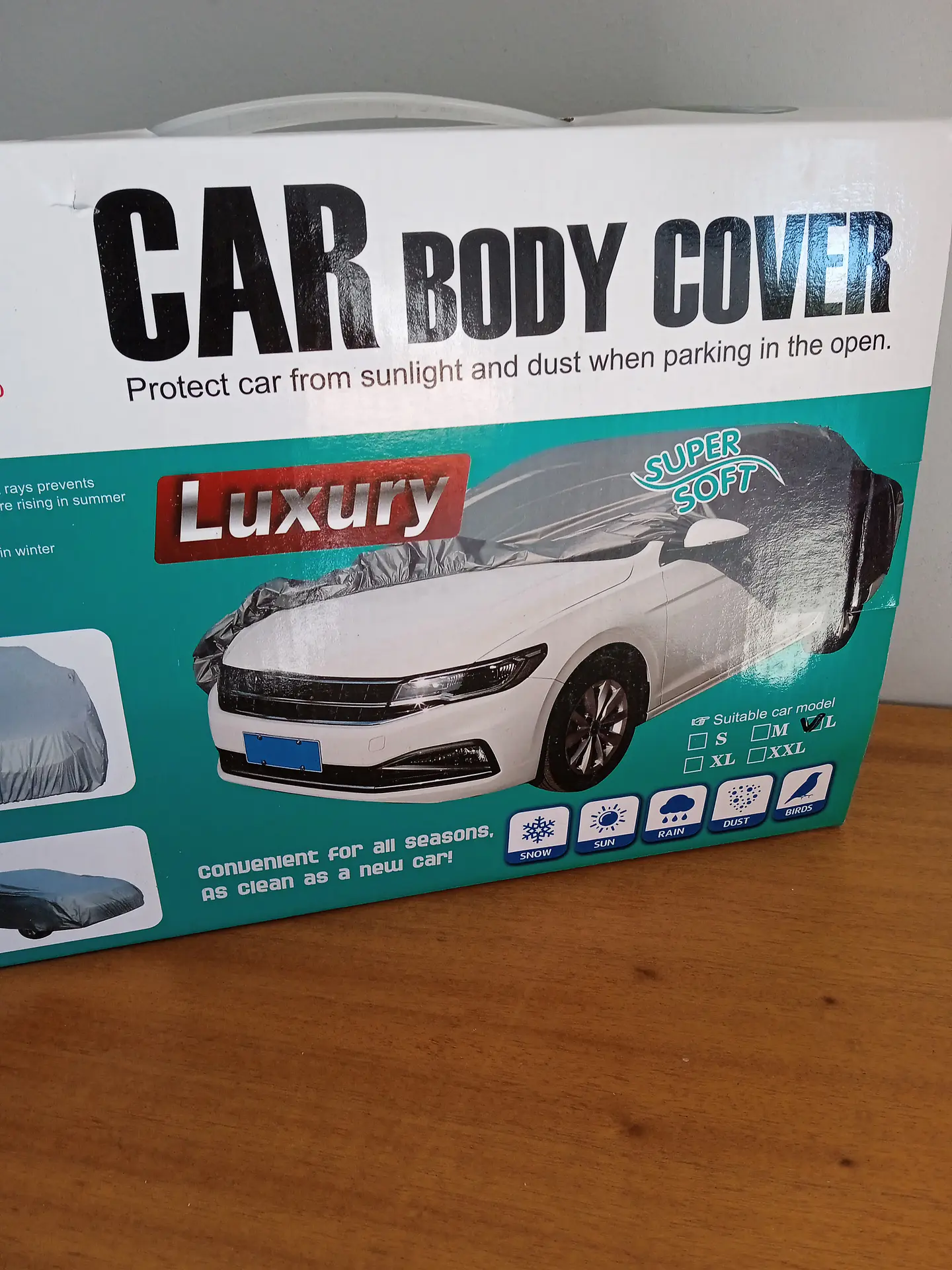 Capa de proteção carro ou carrinha M, L, XL, XXL 3