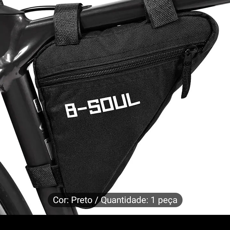 BOLSA PARA BICICLETA B-SAUL Cor preta 4
