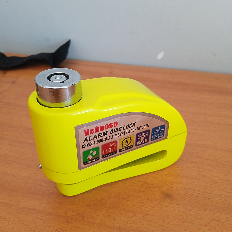 Bloqueio Para Motos e Bicicleta, com alarme 5