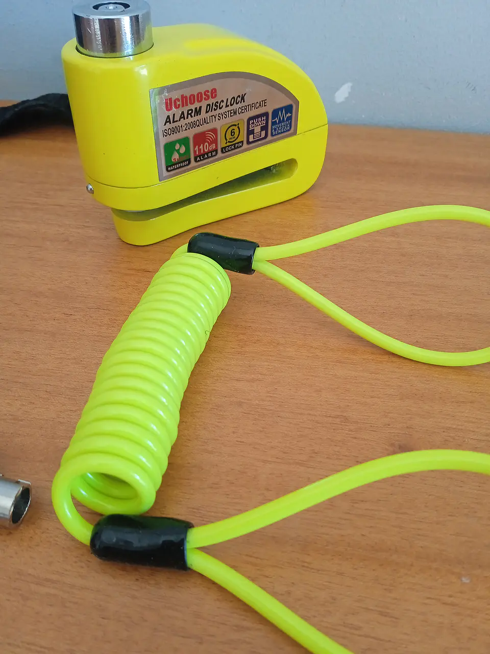 Bloqueio Para Motos e Bicicleta, com alarme 6