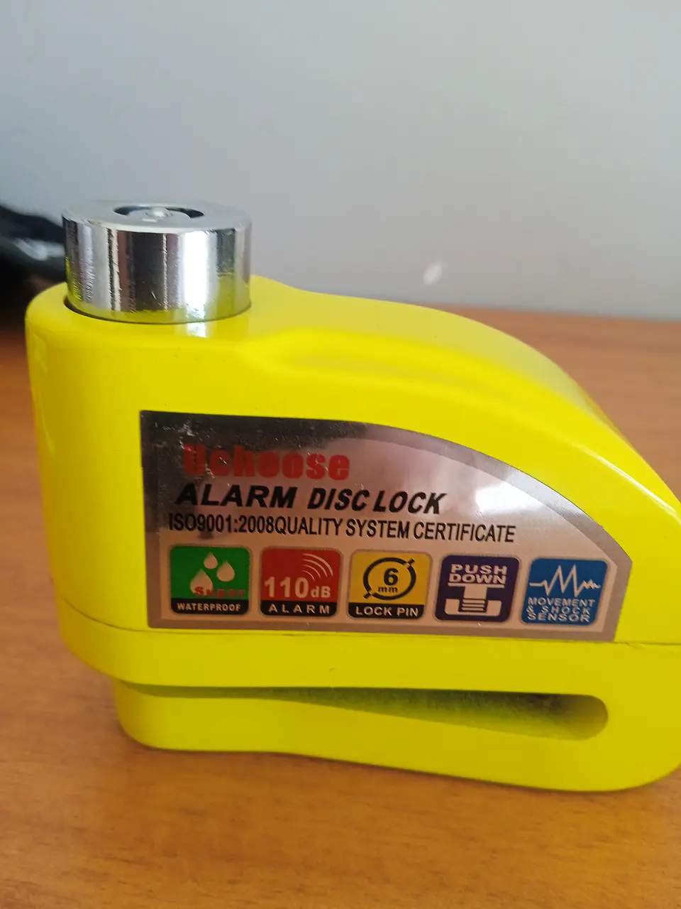 Bloqueio Para Motos e Bicicleta, com alarme 3