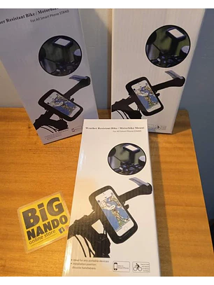 Suporte De Smartphone Impermeável para bicicleta ou mota
