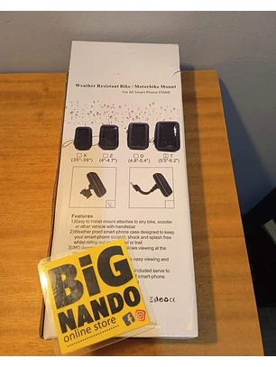 Suporte De Smartphone Impermeável para bicicleta ou mota
