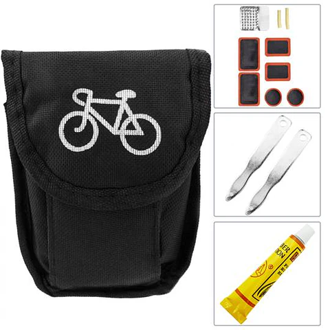 Kit de ferramentas para bicicletas com bolsa