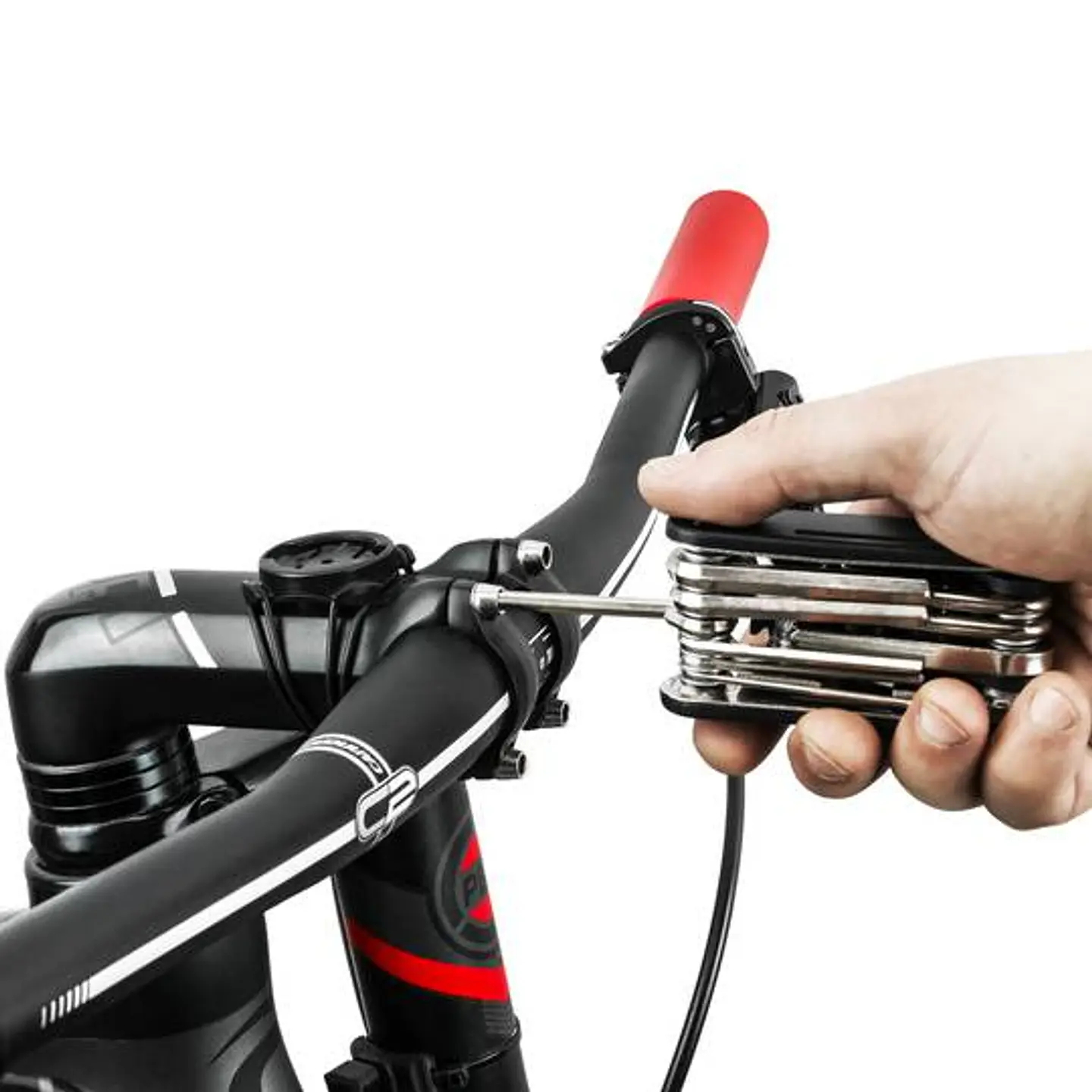 Kit de ferramentas para bicicletas com bolsa 7