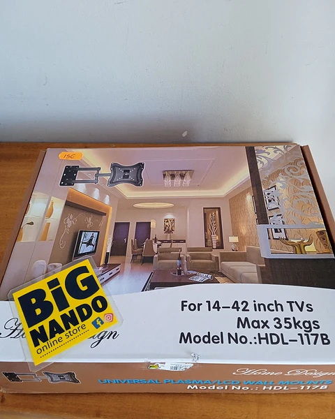 Suporte para TV articulado 14 a 42cm polegadas Max 35kg