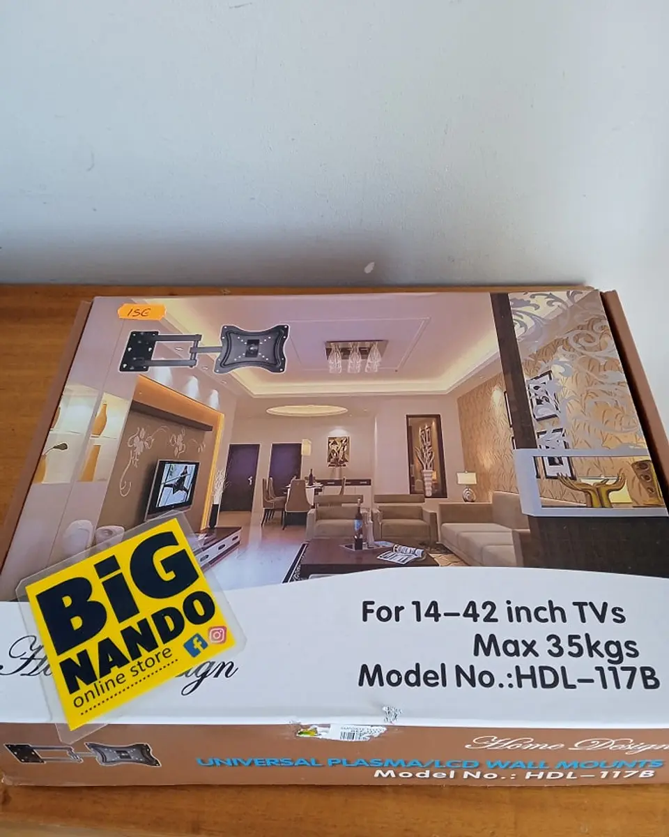 Suporte para TV articulado 14 a 42cm polegadas Max 35kg 2