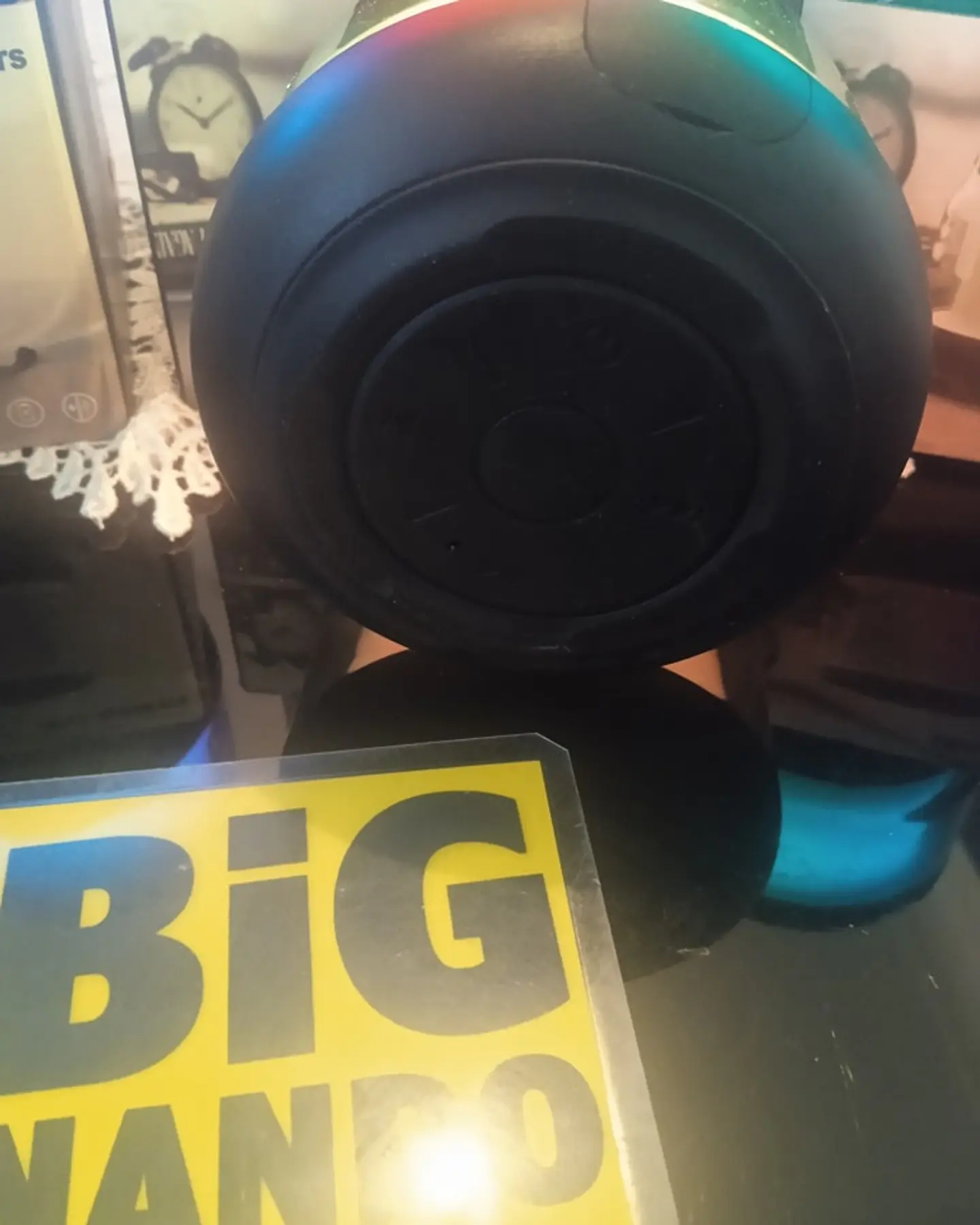 Mini coluna de som com iluminação, Hi-fi e estéreo 5W 3