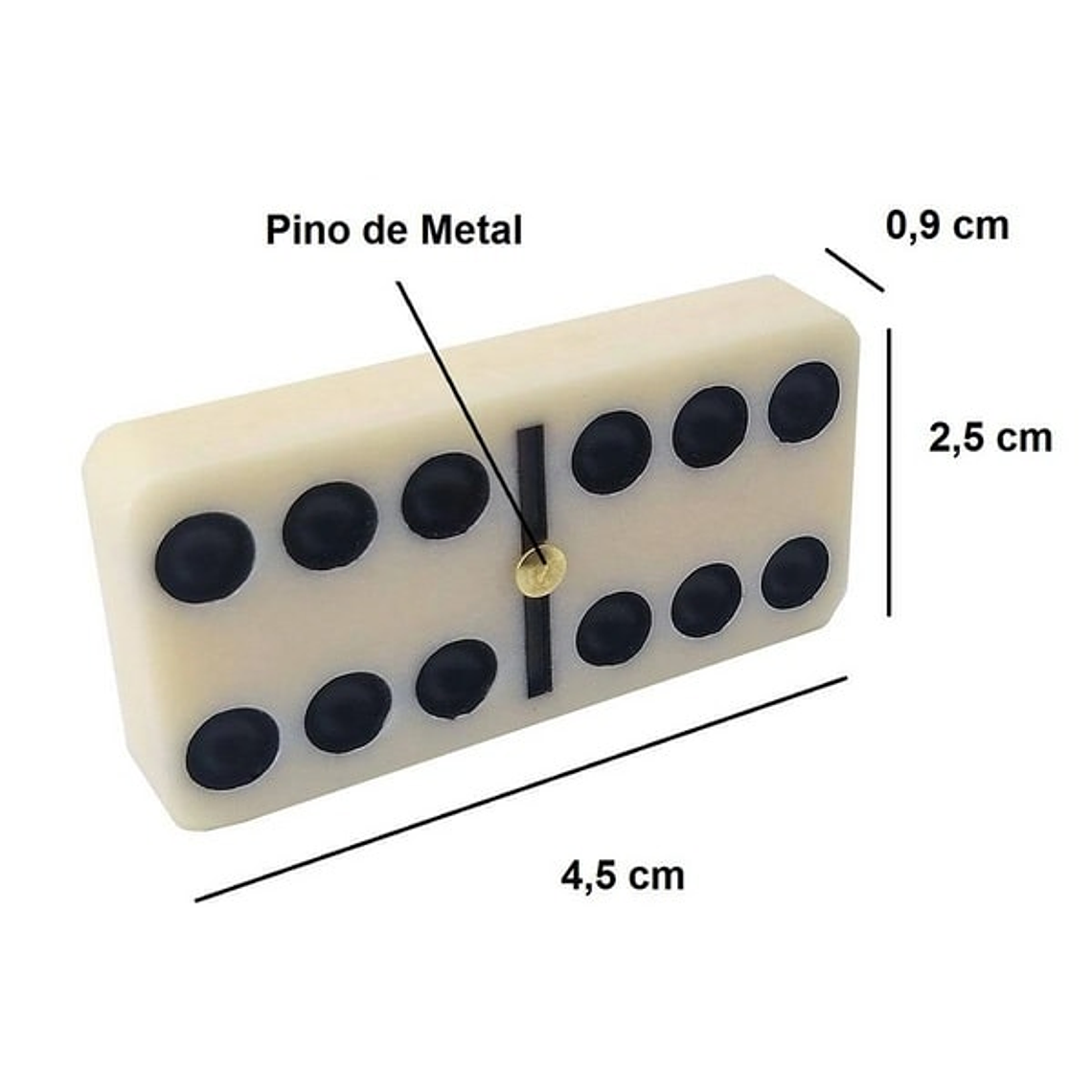 Dominó Profissional 28 Peças, com Caixa de Madeira 6