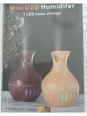 Difusor de aroma de óleo, mini produtor de vapor com luz led