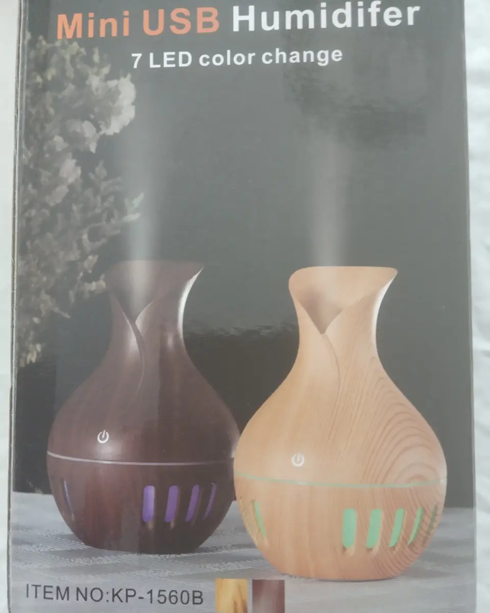 Difusor de aroma de óleo, mini produtor de vapor com luz led 1