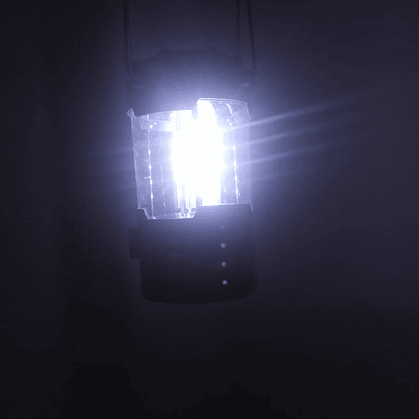 Lanterna de acampamento com 12 LED, com bússola 6
