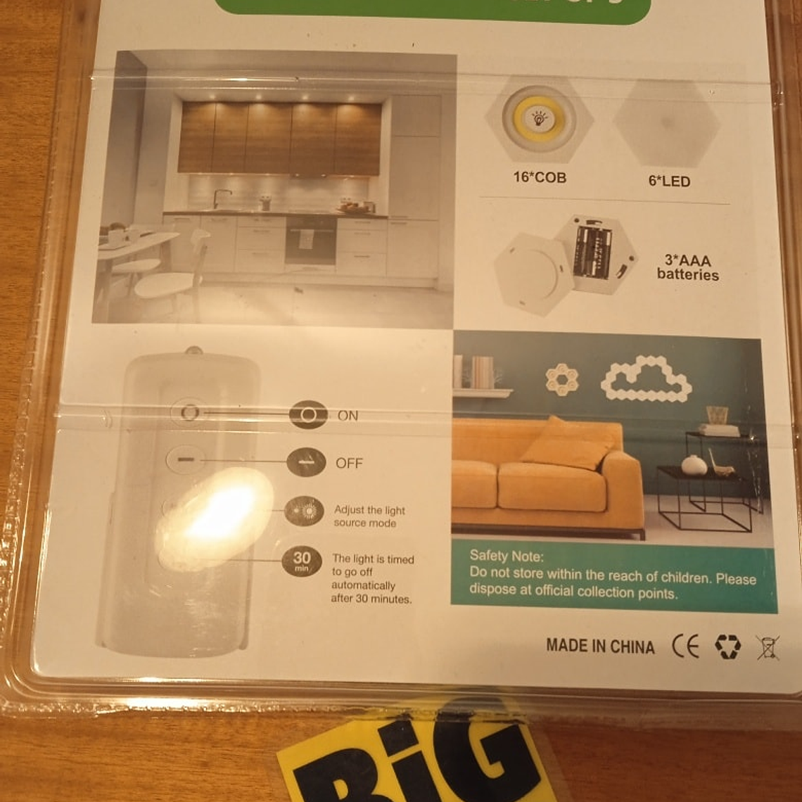  Lâmpadas LED Com Comando Remoto (Pack 3) 2