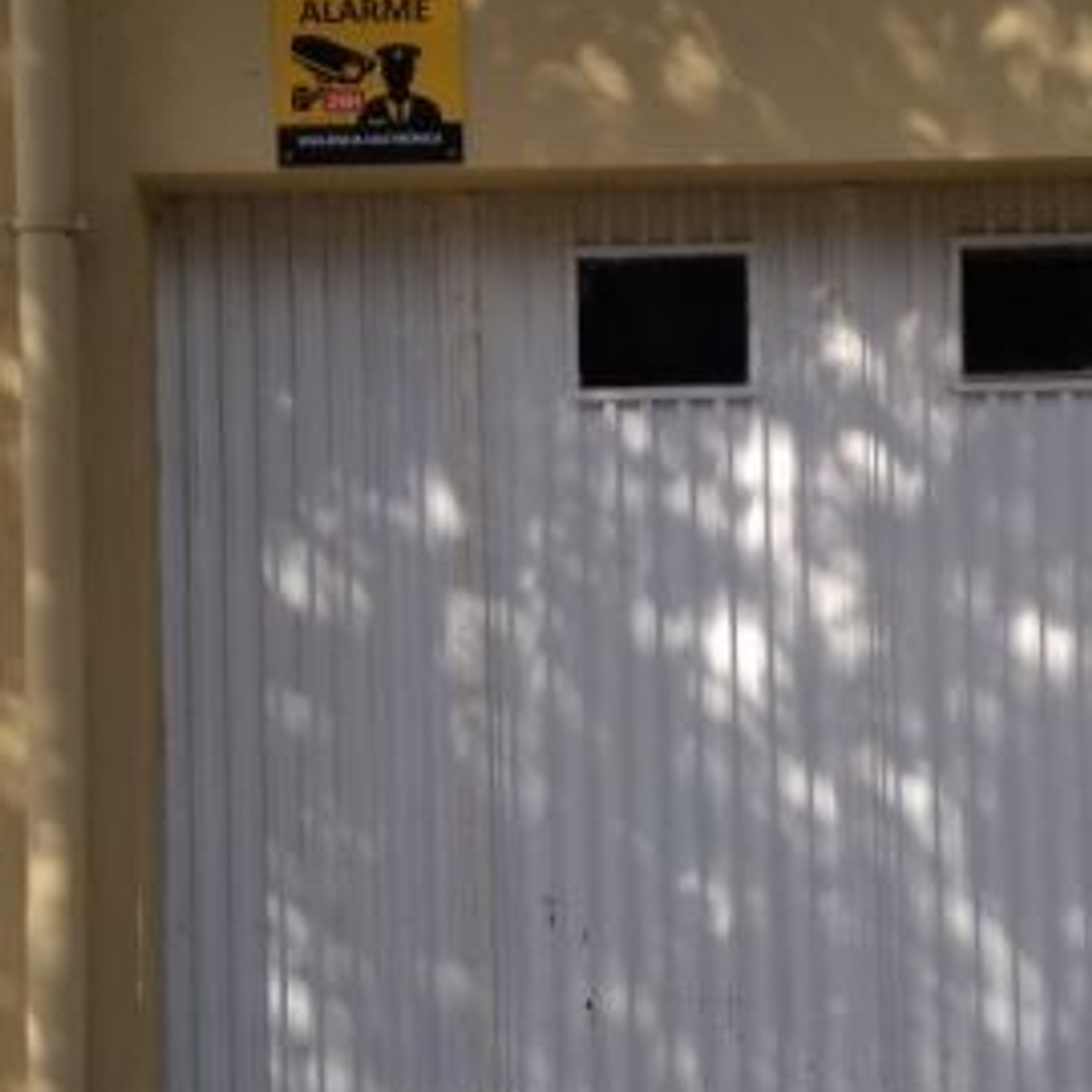 Placas de aviso de alarme em PVC 4