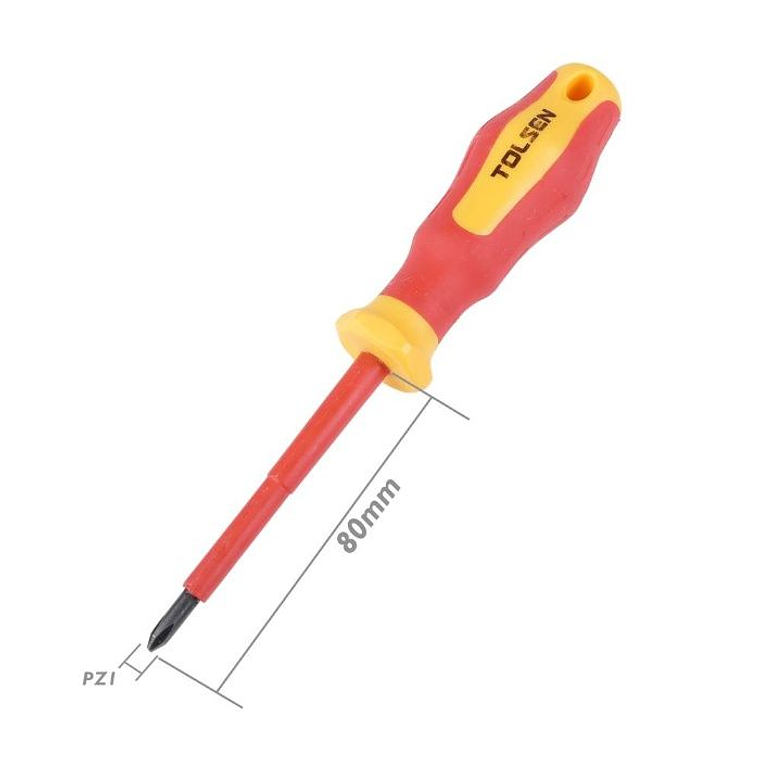 Chave de fenda VDE Pozidriv PZ1 75mm 1