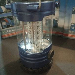 Lâmpada de acampamento com 12 LED e bússola