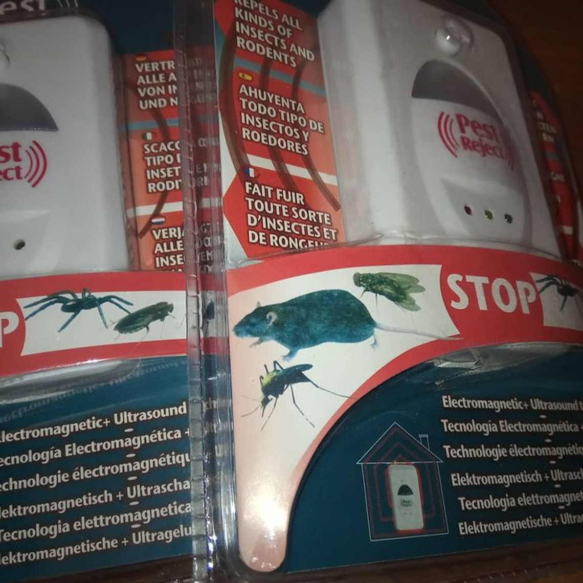Repelente Pest Reject, Ultra-sónico (p/ ratos, insectos) 1