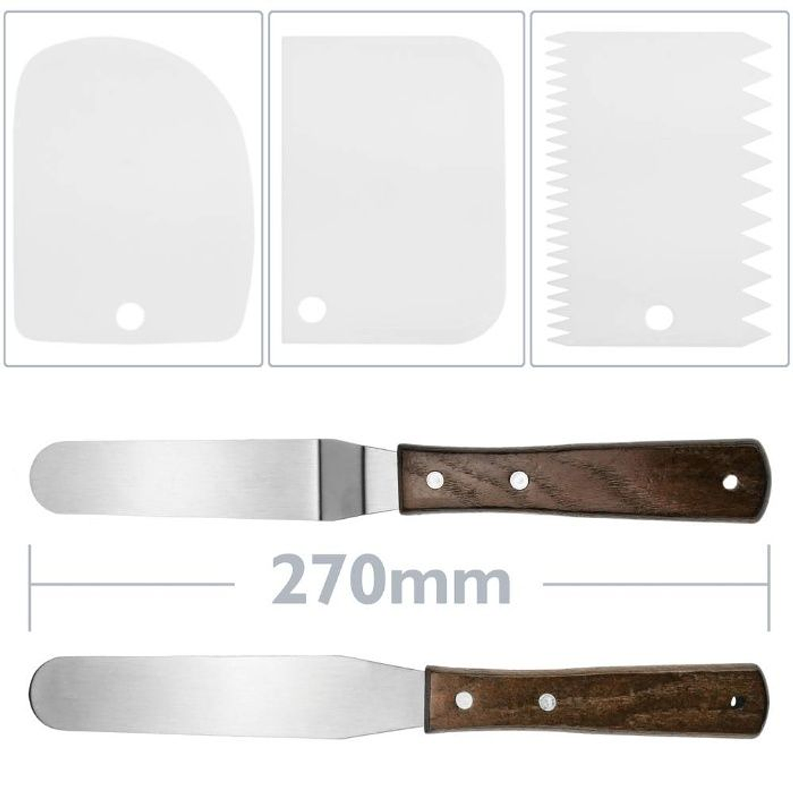 Base rotativa para bolos de 28 cm profissional com p/ giratória 7