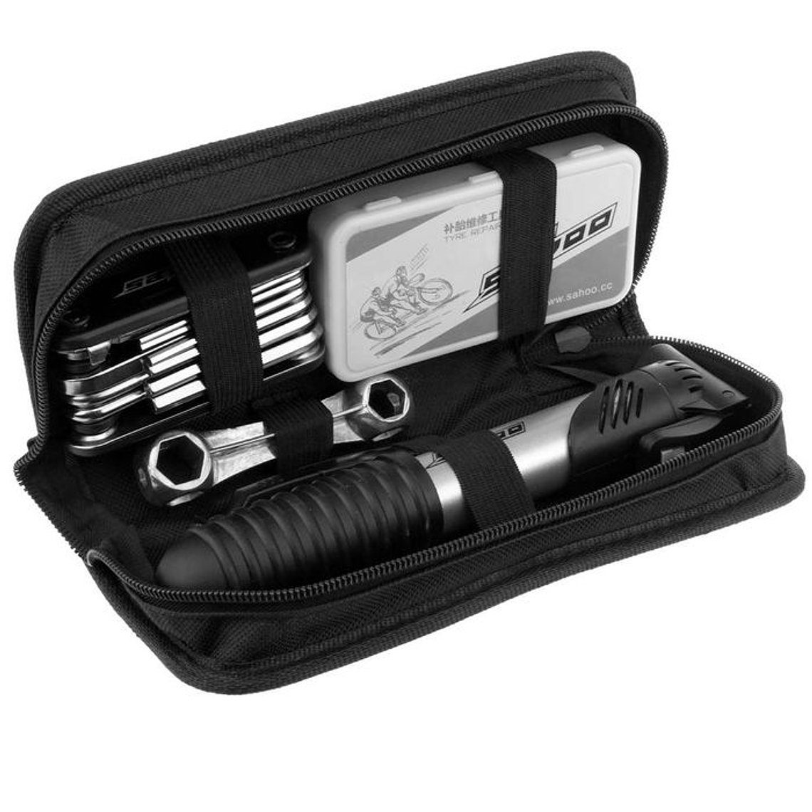 Mala de ferramentas de bicicleta multifuncional 3