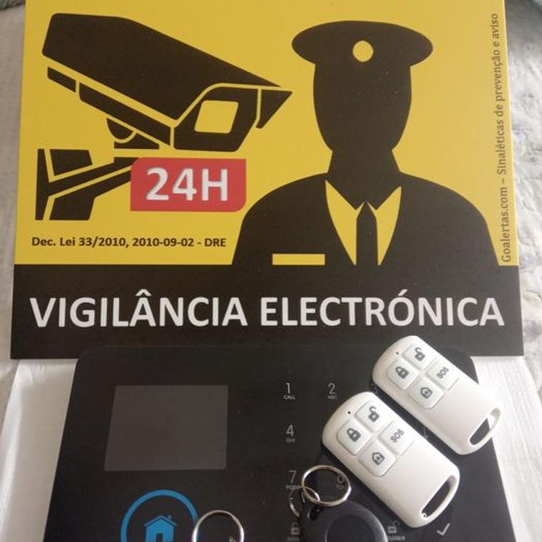 Alarme GSM, com menu e falado em português 1