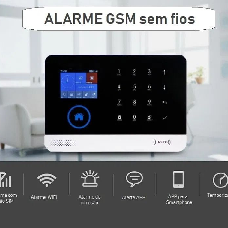 Alarme GSM, com menu e falado em português 6