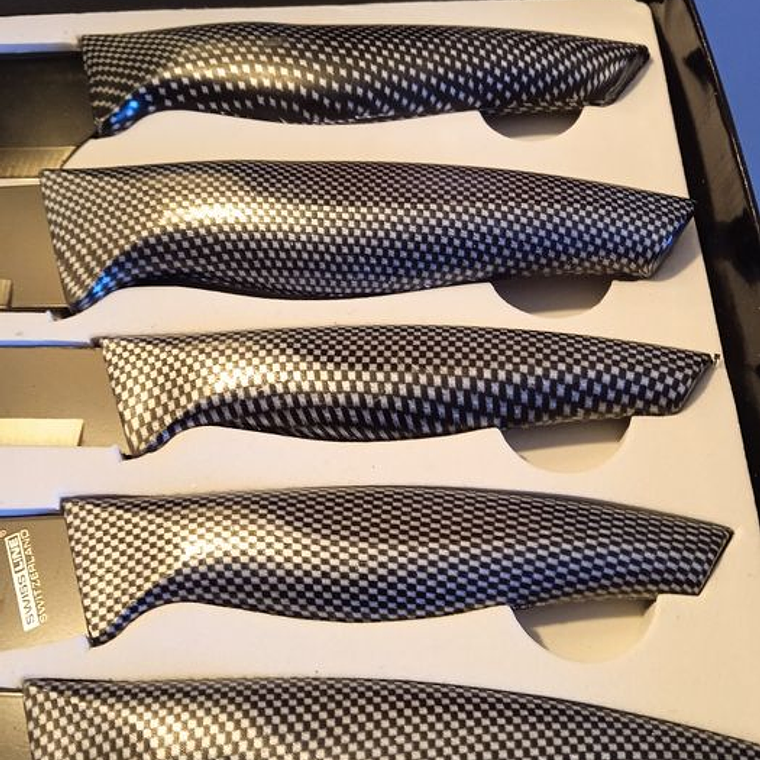 facas Swiss Line com 5 peças + oferta 3