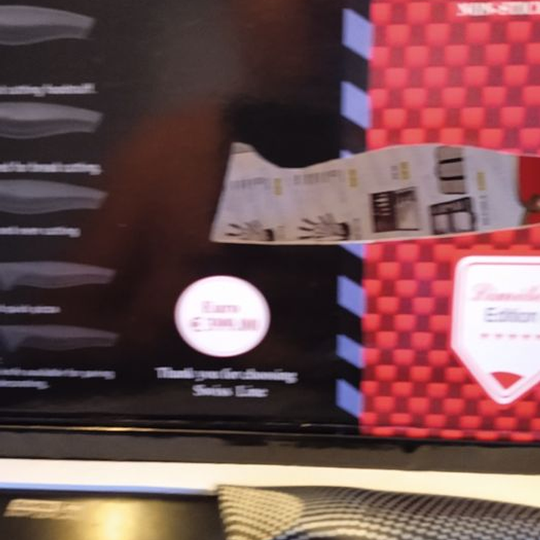 facas Swiss Line com 5 peças + oferta 5