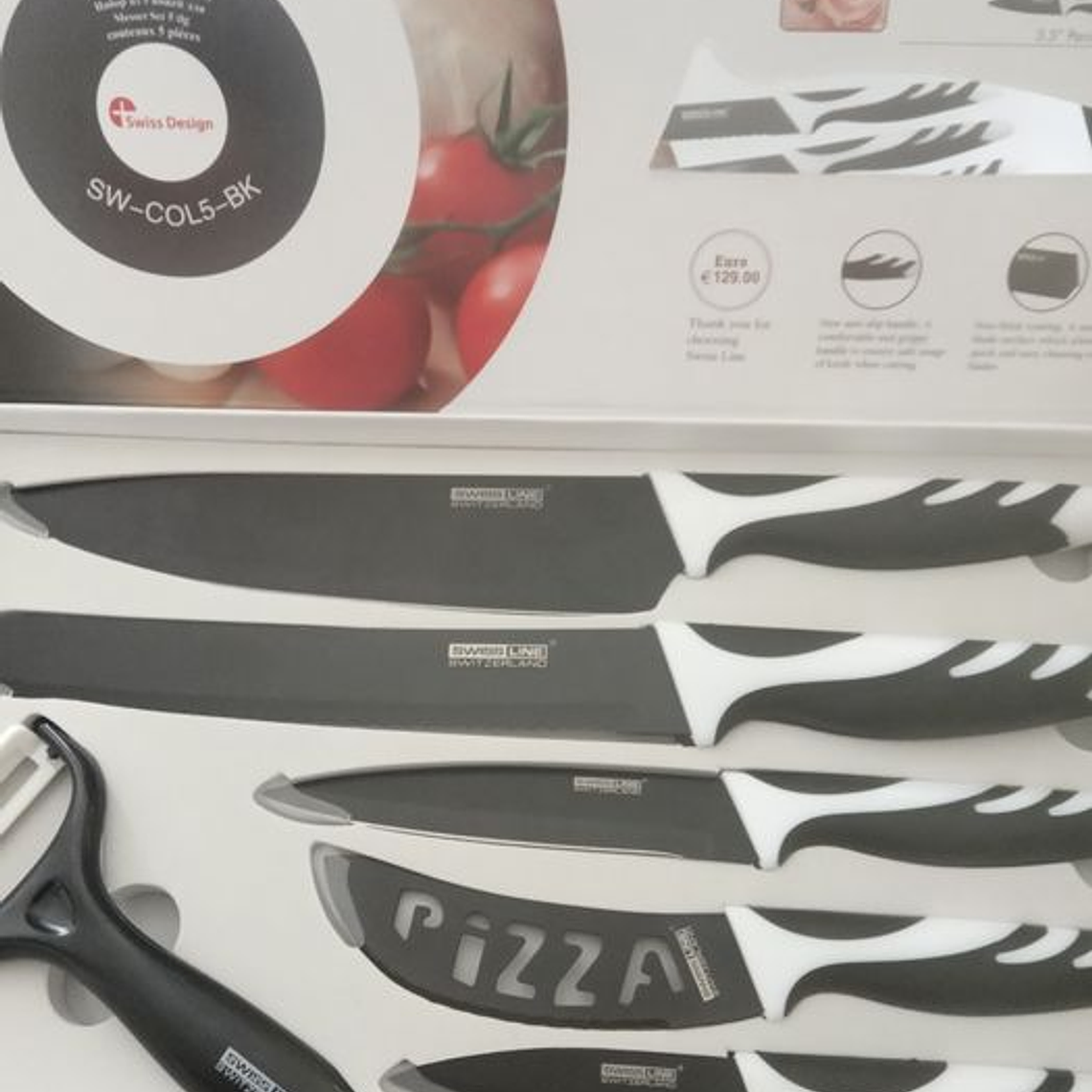 Facas Swiss Touch revestimento cerâmico 6 peças 1