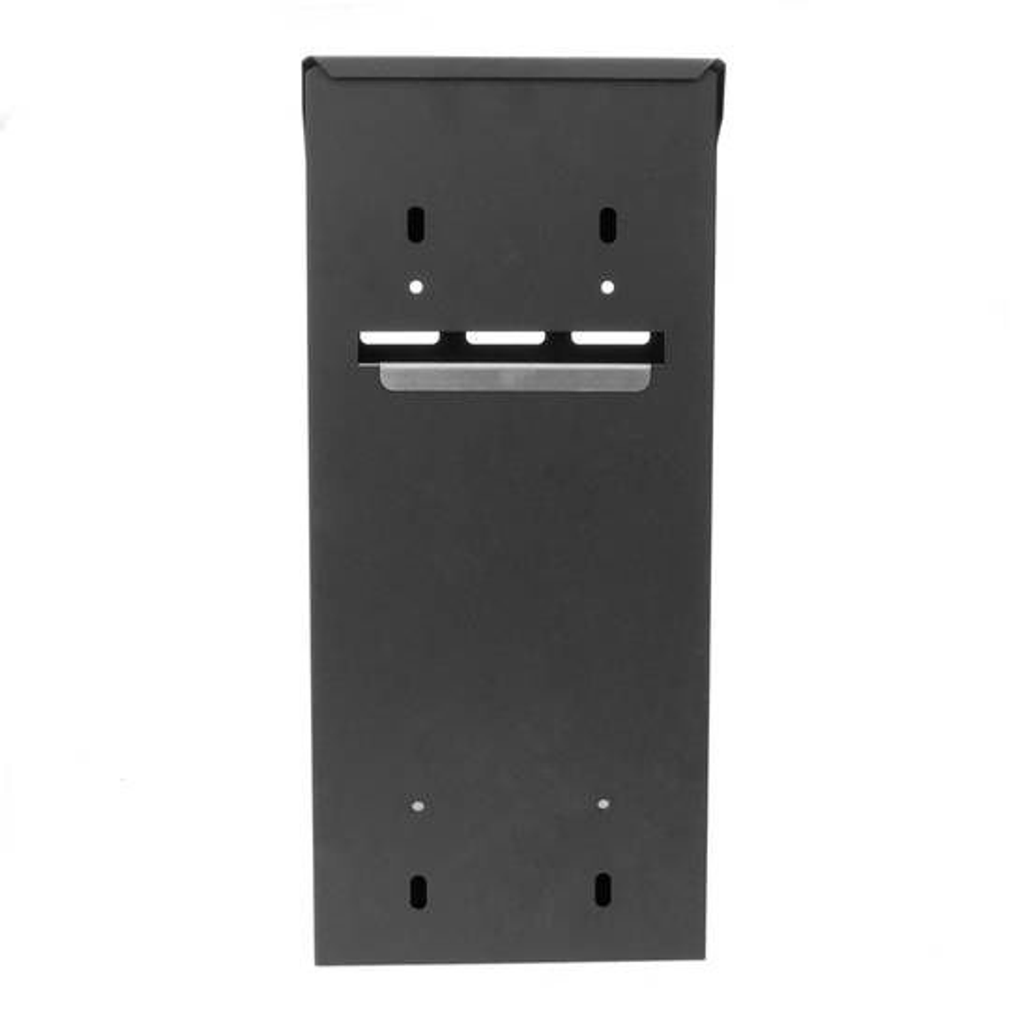 Cinzeiro de parede para exterior de metal preto 147 x 60 x 324 mm 3