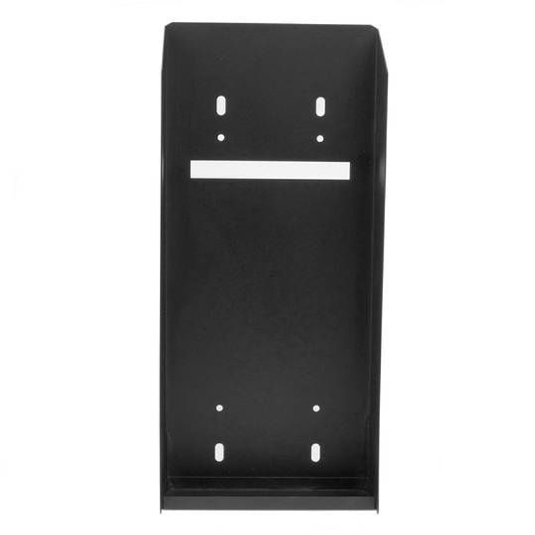 Cinzeiro de parede para exterior de metal preto 147 x 60 x 324 mm 6