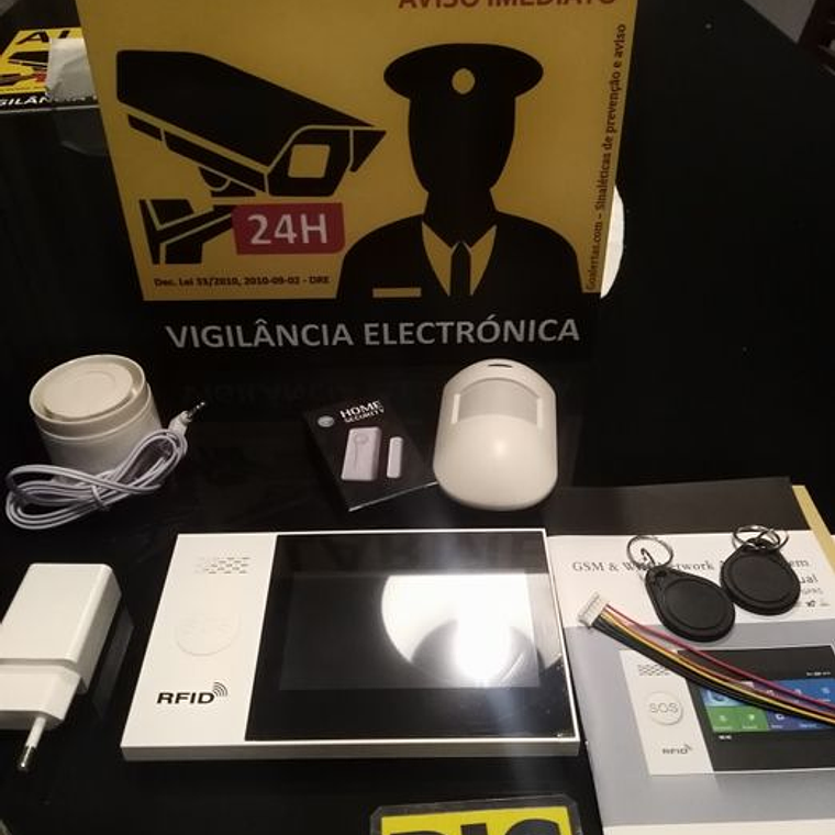 Alarme GSM com ecrã táctil, em português 1