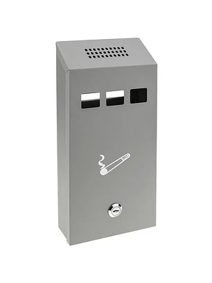 Cinzeiro de parede para exterior de metal cinza 147 x 60 x 324 mm

24,
