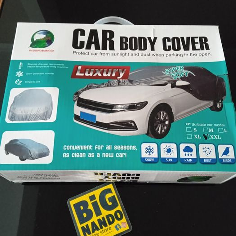 Capa proteção para carro ou carrinha M/L/XL ou XXL 1