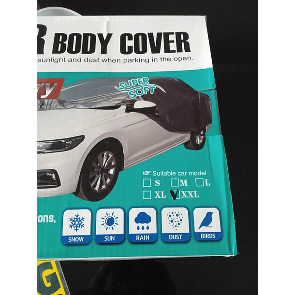 Capa proteção para carro ou carrinha TM - XXL 2