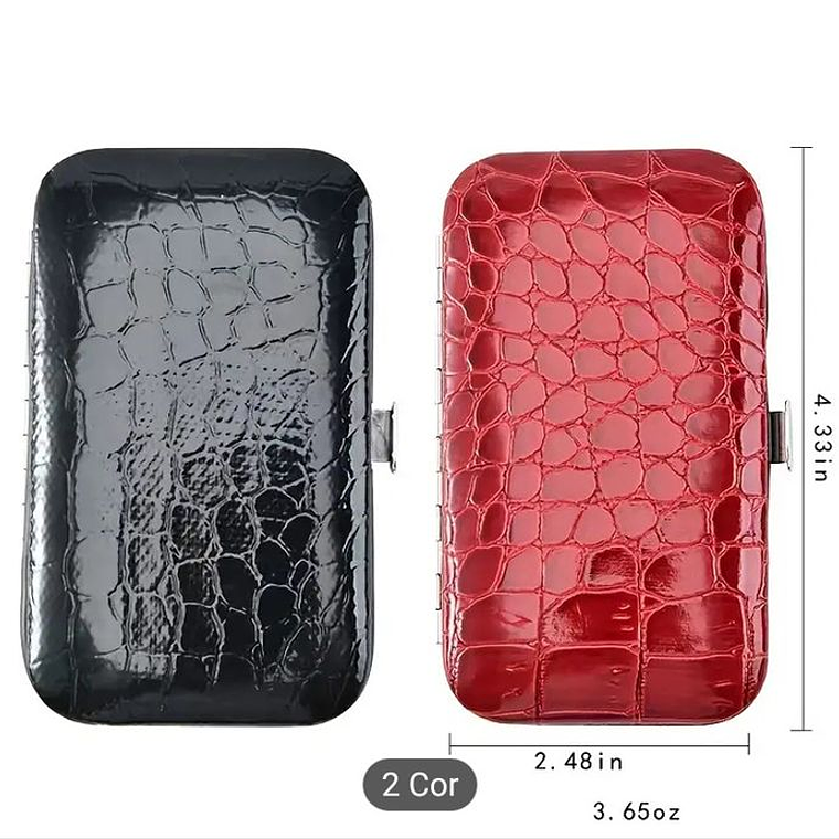 Conjunto de Manicure e pedicure com 9 peças, disponível em 2 cores. 6