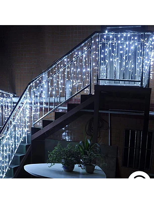 Luzes efeito cortina , Com 360 LEDs, com 24 metros