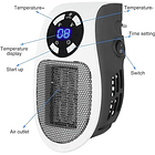 Mini Aquecedor de Tomada de Parede com comando  5