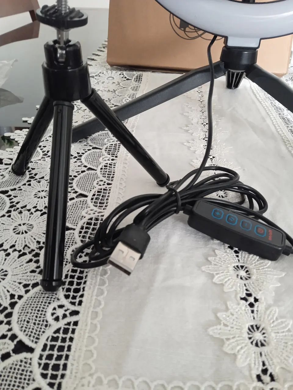 Ring Light Anel 26 cm e Tripé 14 cm Para directo ou influencier 2